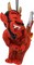 Tree Buddees Devil's Cookout Funny Christmas Ornament with The Devil Cooking a Hot Dog